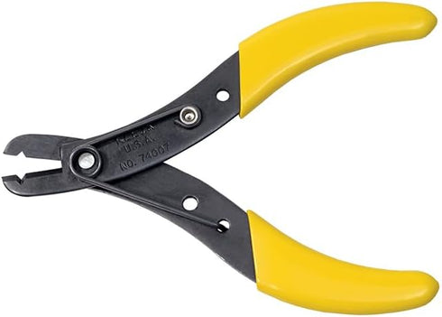 Klein Tools 74007 Adjustable Wire Stripper, Made in USA, Spring Loaded Stripper and Cutter for Solid and Stranded Wire