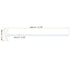 MECCANIXITY PTFE Electric Stirring Rod, 350x85mm Length Overhead Stirrer Mixer Shaft for Lab