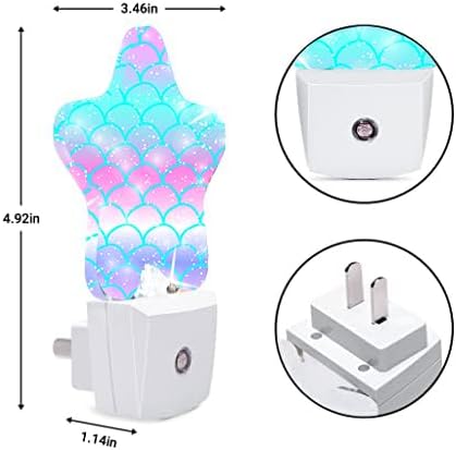 Night Light Plug-in into Wall Dusk to Dawn Smart Sensor White Led Nightlight for Bedroom Bathroom Kitchen Hallway