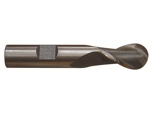 DWCT1132 3/4" 3/4" 2 Drill America - X High Speed Steel Flute Single End Ball End Mill, DWC Series