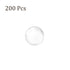 200pcs Glass Ball Boiling Stones, 4.5mm Soda Lime Glass for Valves Equipment