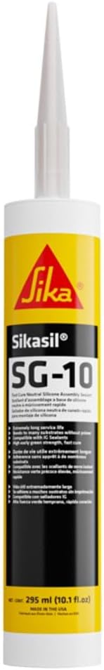 AP Products SIKASIL 017-412771 SG-10 Silicone Sealant - 295 ML, Clear