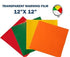 Transparent Warning Film 1 Piece) (Green)