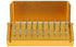 High Speed Diamond Bur Set with Aluminium Alloy Shelf