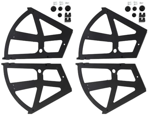 Chiffonade 2 Pair Hinges for Shoe Racks Drawer Hinge Rack Replacement ABS Shoe Cabinet Hinges - Cabinet Parts
