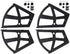 Chiffonade 2 Pair Hinges for Shoe Racks Drawer Hinge Rack Replacement ABS Shoe Cabinet Hinges - Cabinet Parts