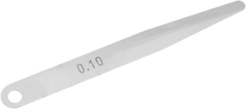5pcs Feeler Gauge Metric Thickness Gage Measurement Tool, 0.1mm Thickness Filler (0.1mm)
