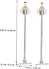 2Pcs Veemoon Iron Support Rod for Cabinet Doors Lift and Flap Lid Hinges Furniture Hardware for Kitchen Cabinets