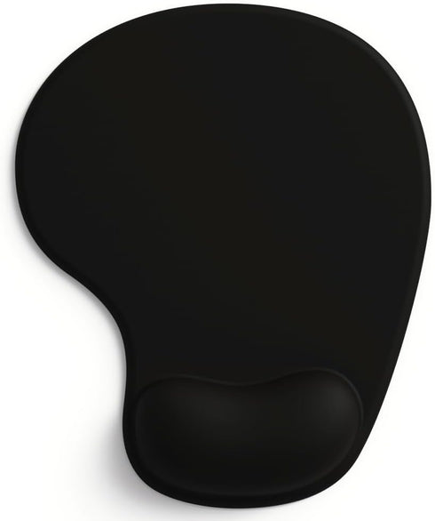 Office Mousepad with Gel Wrist Support, Ergonomic Gaming Desktop Pad, Gamepad Design, Non-Slip Rubber Base