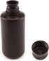 Othmro 2pcs 500ml Plastic Lab Cylindrical Chemical Reagent Bottle with Lids Wide Mouth