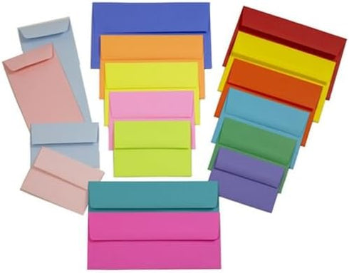 JAM PAPER #12 Policy Business Colored Envelopes, 4 3/4 x 11, Orange Recycled, 50/Pack