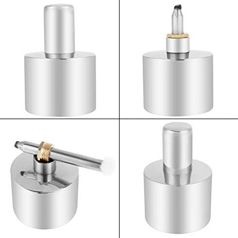 200ml Alcohol Lamp Burner - 304 Stainless Steel Thickened Alcohol Burner for Biology, Chemistry Lab Equipment