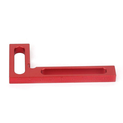 Rectangular 90 Degree Professional Positioning Ruler, Woodworking Clamping Square Measurement Layout Template Tool