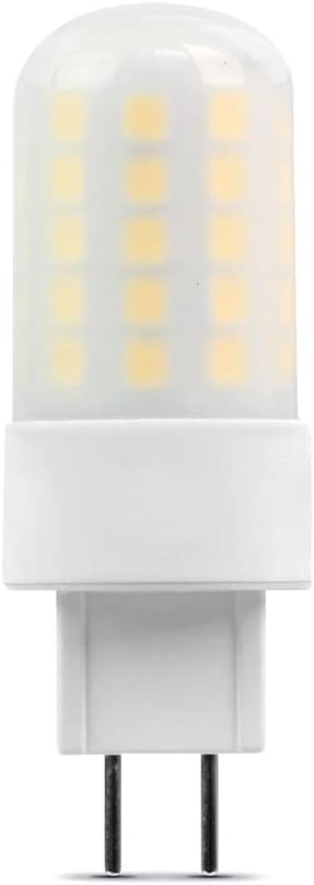 Feit Electric T4 LED Light Bulb, 50W Equivalent, GY6.35 Bi-Pin Base, Dimmable, 3000K Warm White
