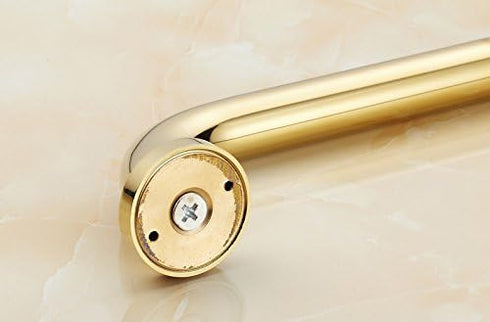 14 Inches Hiendure Home Care Grab Bar Concealed Mounting, Titanium Gold Finish