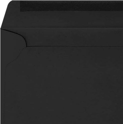 LUXPaper 9 x 12 Booklet Envelopes, Midnight Black, 50 Qty, 80lb Text