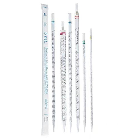 Serological Pipette - 5ml/Blue, Individually Wrapped (Case of 100)