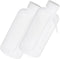Luxshiny 2pcs Plastic Wide Mouth Wash Bottles Portable Squeeze Design for Smooth