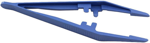30PCS Disposable Tweezers 13cmx2.3cm, Plastic Clips for Medical First Aid Kit, Crafts, and Laboratory Use