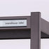 C Channel Magnetic Label Holders 1x3 Inches with Paper Inserts, Pack of 30, Magnetic Data Card Holders
