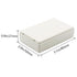 Zulkit 5Pcs Project Boxes ABS Plastic Electrical Project Power Case Small Junction Box White 3.15 x 1.97 x 0.83 inch (80 x 50 x 21 mm)