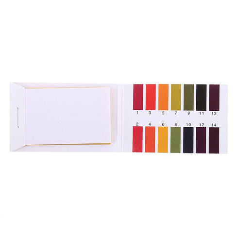 80 Strips Yellow Professional 1-14 pH Litmus Paper Tester Papers for Water, Cosmetics, Soil Acidity Lab Consumables
