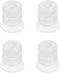 uxcell Bellows Suction Cup, 15mm Diameter 16mm Length M5 Joint Silicone Vacuum Industrial Pneumatic Cup 4pcs