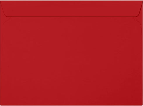 LUXPaper 9 x 12 Booklet Envelopes | Holiday Red | 60lb. Text | 50 Qty