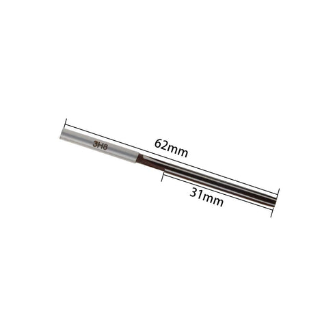 Utoolmart Hand Reamer 3mm Alloy Tool Steel H8 6 Straight Flutes Hand Milling Cutter Tool 1pcs