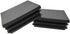 KZPA (16 Pack) 2 inch Square Tubing Plugs,Tubing Post End Caps 2" x