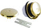 Kingston Brass DTT5302A2 Touch-Toe Tub Drain Kit, Polished Brass