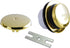 Kingston Brass DTT5302A2 Touch-Toe Tub Drain Kit, Polished Brass