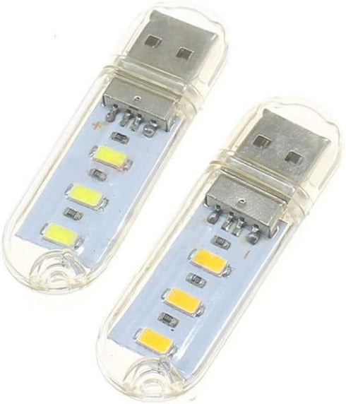 KUYYFDS Portable USB Night Light Mini LED Bright Lamp Keyboard Computer Desk Lamps Indoor or Outdoor Warm White, Home