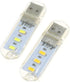 KUYYFDS Portable USB Night Light Mini LED Bright Lamp Keyboard Computer Desk Lamps Indoor or Outdoor Warm White, Home