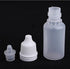 50PCS 15ml/0.5oz Empty Refillable Clear Plastic Dropping Bottles, Portable Squeezable Dropper Container with Caps