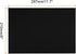 Dry Erase Magnetic Sheet Magnetic Board -11.7 Inch x 8 Inch/Black/2 Pack by Rebower