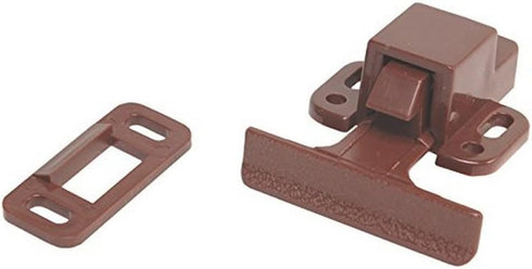RV Designer H227 Positive Catch, 1 Per Pack, Cabinet Hardware, Brown