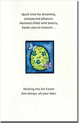 Freedom Greetings Checkerboard Die Cut Window - Easter Card