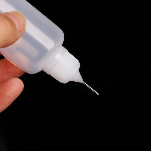 Kopida 5PCS Refillable Bottles, Needle Tip Squeezable Liquid Bottle, 5/10/20/30/50ml Empty Dropper Bottles