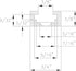 POWERTEC 71609 3" T-Track Intersection Kit with Predrilled Mounting Holes for Universal T Track Accessories