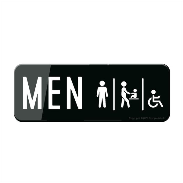 XZPWEL Sign For Door, Acrylic Plastic Set Men Restroom Sign With Mens Changing