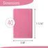 Pink Erasers, Square Rubber Erasers for Kids, 40 Count Bulk for School Supplies, Art, and Office Use