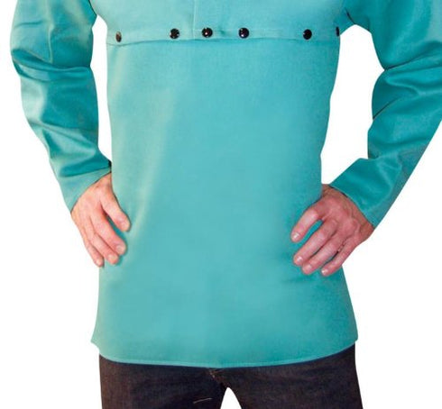 Tillman 6124 24" Green Flame Resistant Cotton Bib
