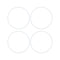 X AUTOHAUX Silicone O-Rings, 105mm OD 98mm ID 3.5mm Width VMQ Seal Gasket for Pipe Repair, White, Pack of 4