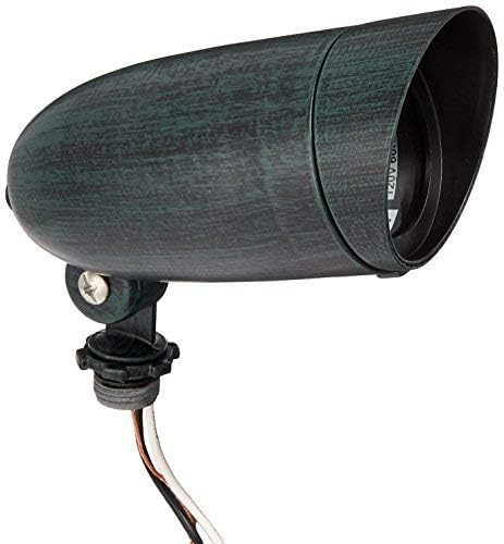 Nuvo SF76/655 One Light Flood Outdoor Security Floodlight, 50W/120V, 6 Inch Antique Verdi Design