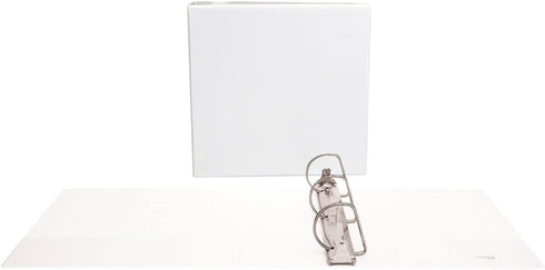 Universal 20748 White Slant-Ring Economy View Binder, 3-Inch Capacity