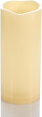 Outdoor Waterproof Battery Operated 3'' x 7'' Flameless Pillar Candle with Timer for Wedding Party Halloween
