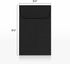 LUXPaper #1 Coin Envelopes, 2 1/4" x 3 1/2", Black Linen, 80lb. Text, 50 Qty