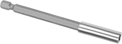Magnetic Extension Bit Holder for Screwdriver Drill Bits, 4 Inch Length x 1/4 Inch Hex Shank