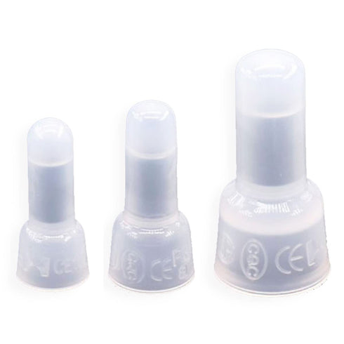 500PCS Closed End Crimp Connector - 26-12 AWG Nylon Wire Connectors Crimp Cap Wire Terminals Assortment